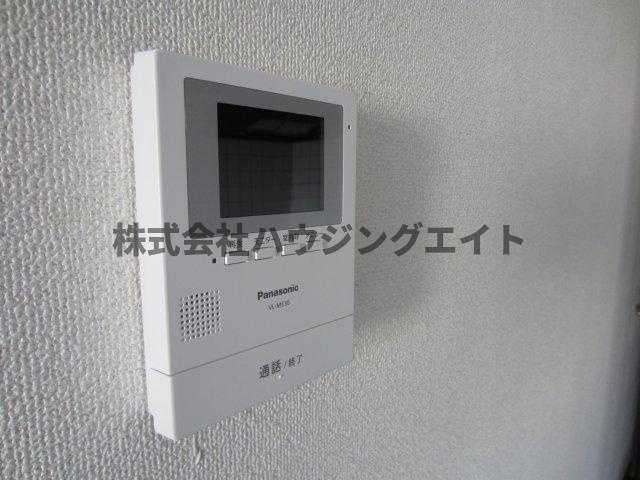 ひたちなか市外野１丁目の賃貸マンションのセキュリティ|テレビインターフォンです。