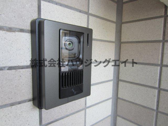 ひたちなか市外野１丁目の賃貸マンションのセキュリティ|テレビインターフォンです。