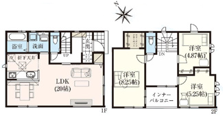 【間取り】 | 沖縄市大里4期（全4棟）ラスト2号棟 | 2号棟　