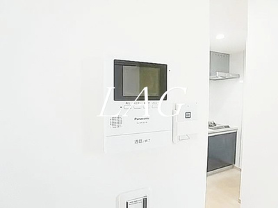 【セキュリティ】 | プライムコート | モニター付きインターホンです。