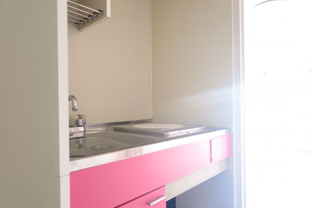 レディースマンション　明星館のキッチン
