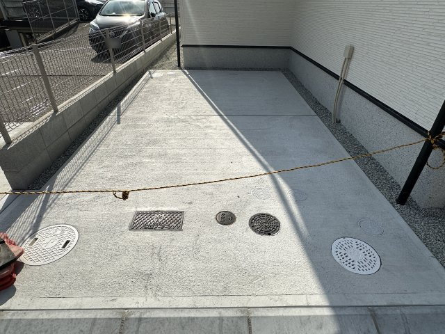 神戸市垂水区霞ヶ丘3丁目新築戸建の駐車場