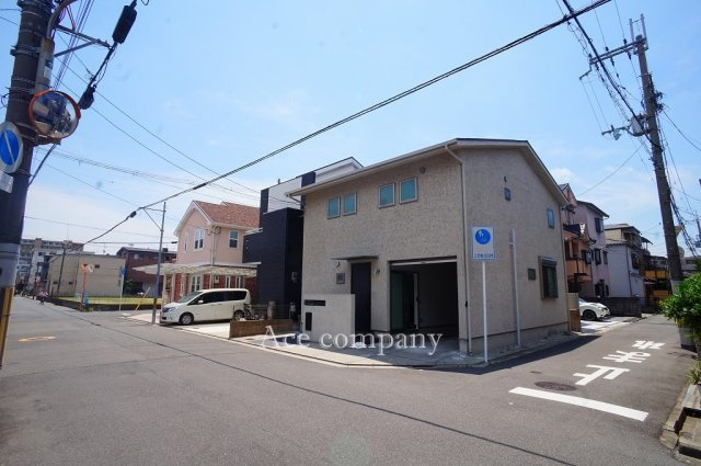 【前面道路含む現地写真】 | 東大阪市御厨南2丁目 | 開放感のある北東角地！（道路4ｍ×8ｍ）