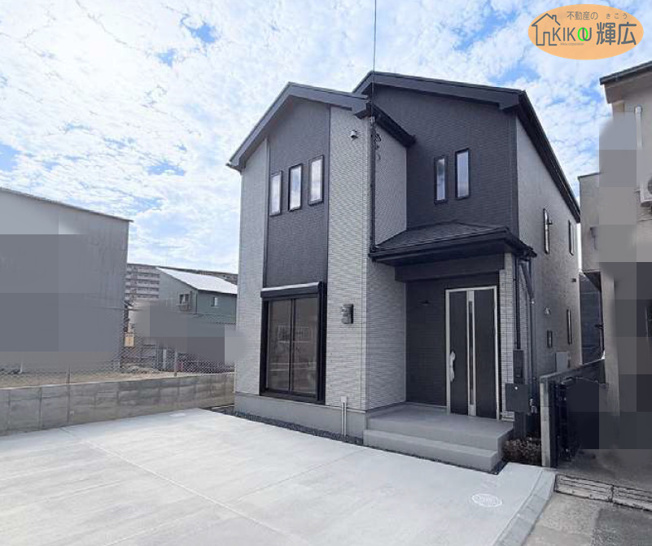 【外観】 | 明石市大久保町西嶋（全1棟）新築 | 完成しておりますので、ぜひご内覧くださいませ。