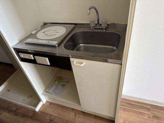 姫路市網干区北新在家のハイツのキッチン