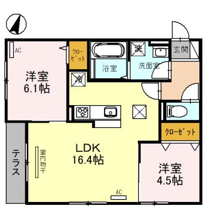 Maison　de　Espoir豊里の間取り