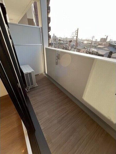 ウインズコート城北パークのバルコニー