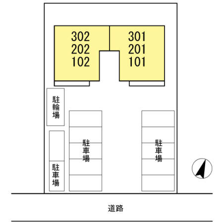 カーサ　メディオの区画図