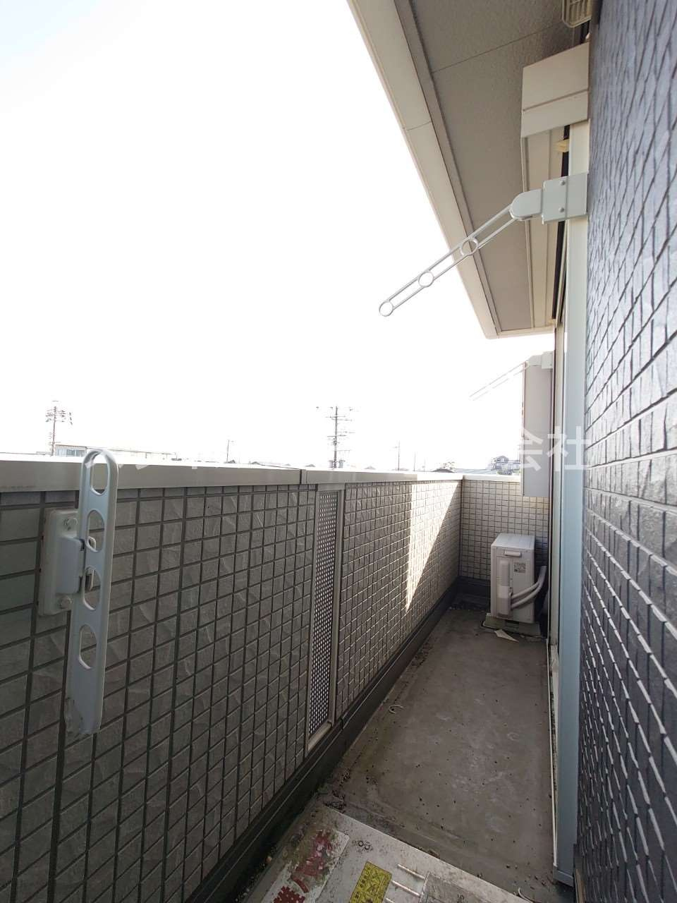 カーサ　メディオのバルコニー