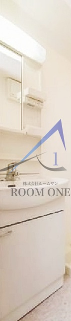 あおばはうす立花　の洗面所|洗面台です。