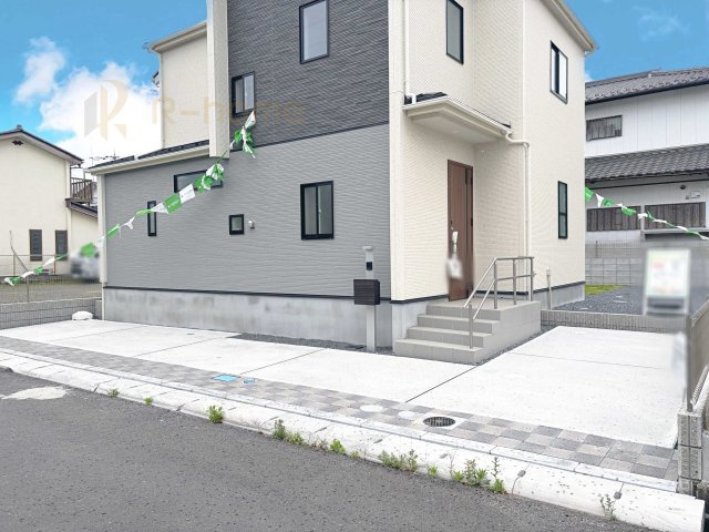 土浦市天川2丁目6期　新築戸建て　1号棟の駐車場|カースペースは2台お停めいただけます♪