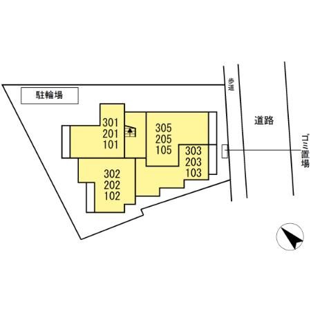 ガーデニアの区画図