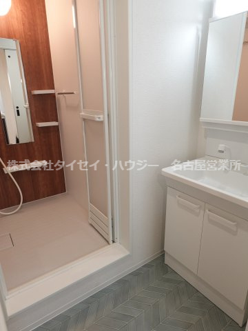 Cherim中村公園Onyxの洗面所|十分な広さの洗面所です