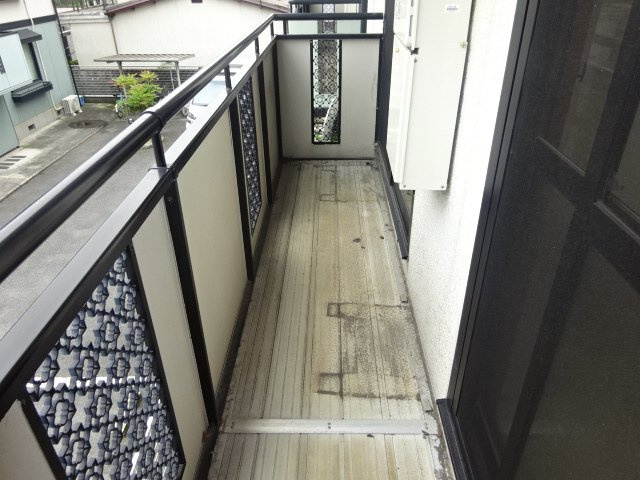 セジュール清水 Ａ棟のバルコニー