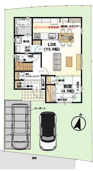 LAVIE　水泥2501の間取り