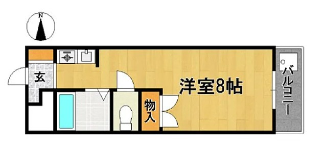 【間取り】 | 厚花ビル | 空室（302号室）間取り