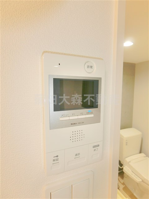 ヴァンテジオ蒲田の設備|TVモニター付オートロック　インタ―ホン