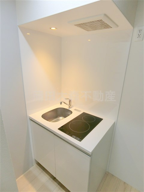 ヴァンテジオ蒲田のキッチン|2口IHコンロシステムキッチン