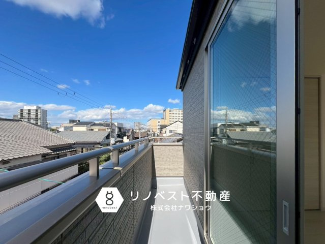 東大阪市永和３丁目のバルコニー|バルコニーは2階と3階合わせて3か所ございます！