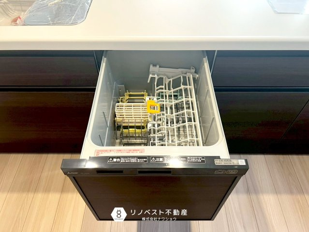 東大阪市第1豊浦町の設備|食洗機付きのキッチンなので家事効率もUPしますね！