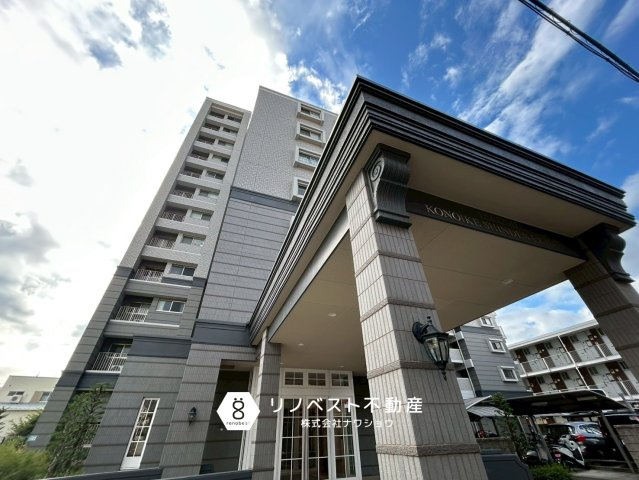 エスリード鴻池新田駅前のエントランス|ホテルのようなオシャレなエントランスです♪