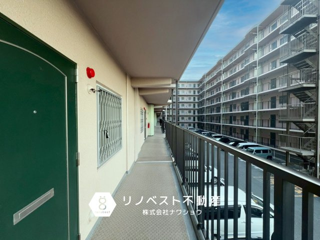 若江岩田スカイハイツのその他共用部分|共用廊下部分です。