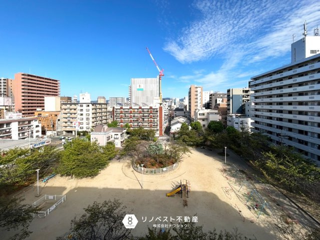 布施コープ弐番館の展望|目の前に高い建物が無いので、開放感のある景色が広がります◎