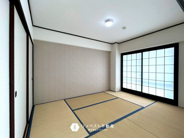 フォルム石切さくら坂の和室|南向きのバルコニーに面しているので陽当たりも良好で明るい室内です♪