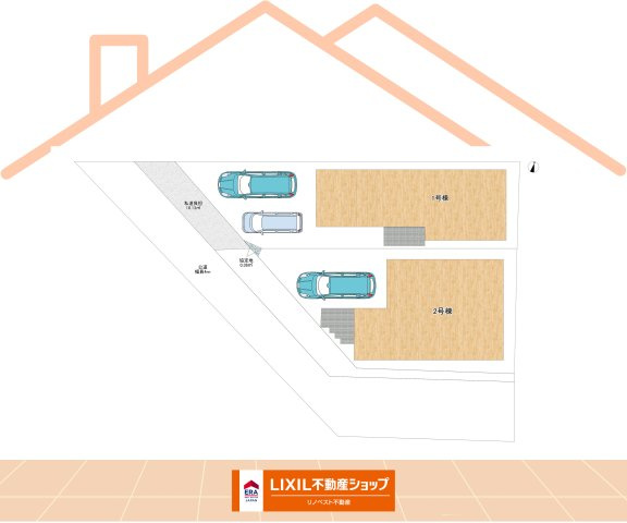 東大阪市菱屋西の区画図|各棟駐車場付き！
近畿奈良線『河内小阪』駅徒歩5分♪