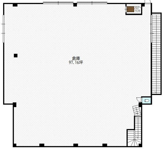 坊金町３２貸倉庫の間取り|1階
