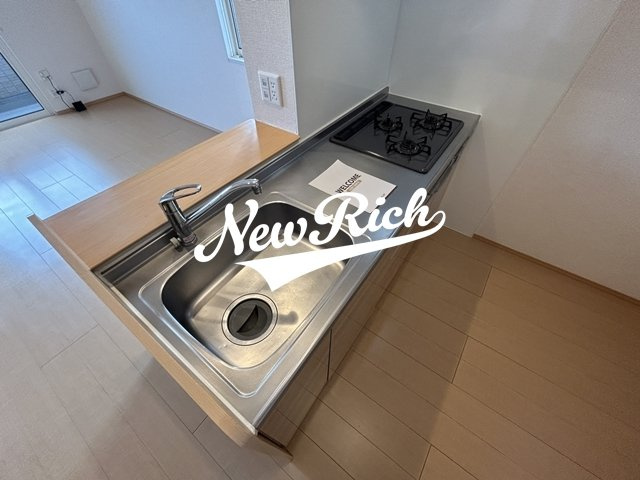前橋市総社町総社のアパートのキッチン