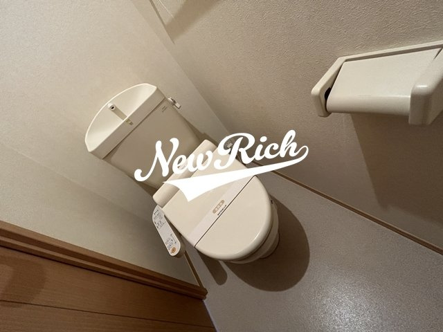 前橋市総社町総社のアパートのトイレ