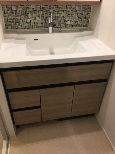 ドレッセ目黒大橋プレヴィ　最上階　駅近　ペット相談　分譲　の洗面所