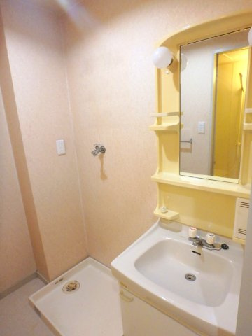 フラット３Ｎの洗面所|忙しい朝には欠かせない洗面所です