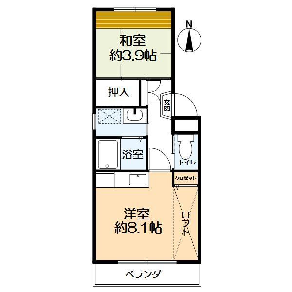 フラット３Ｎの間取り