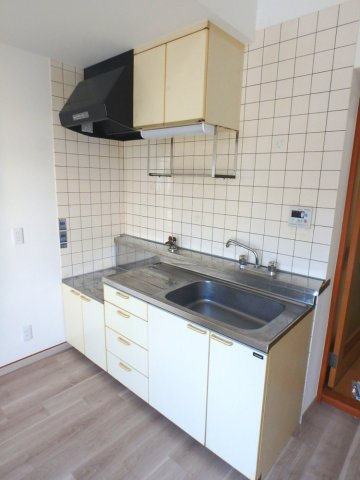 フラット３Ｎのキッチン|使いやすいキッチンです