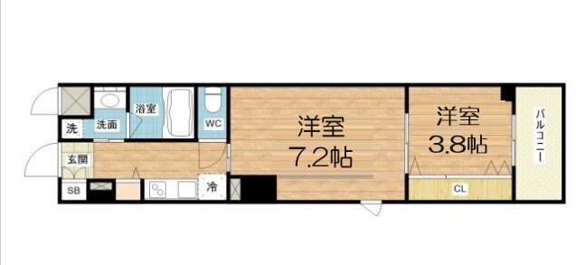 【間取り】 | スプランディッド堀江