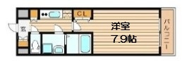 【間取り】 | ウィルテラスなんば南