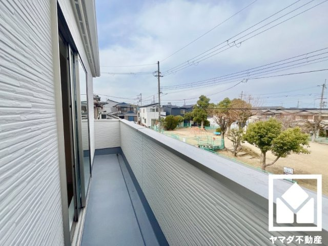 京田辺市草内八田のバルコニー