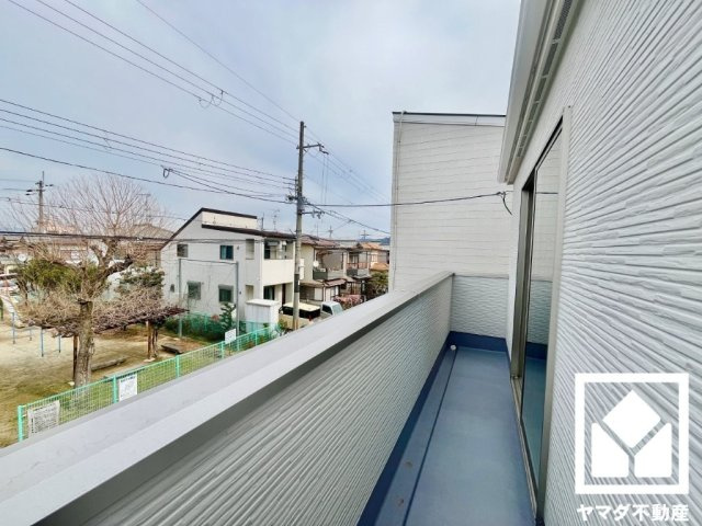 京田辺市草内八田のバルコニー