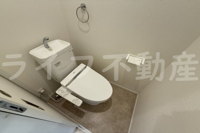 エムズコート吉田のトイレ|ゆったりとした空間のトイレです