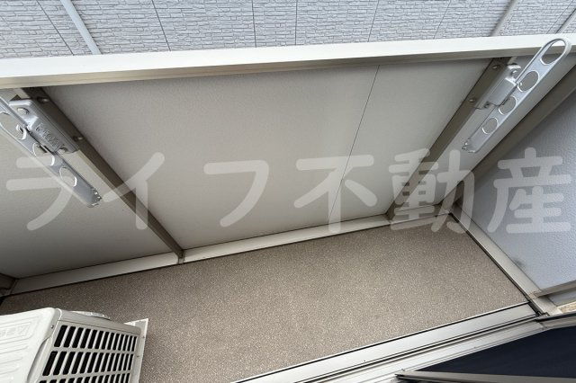 フェリオ吉田のバルコニー|開放的で明るい空間を演出してくれるバルコニーです