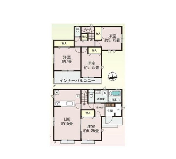 ハートフルタウン宇都宮市西川田東町306番　新築一戸建て
