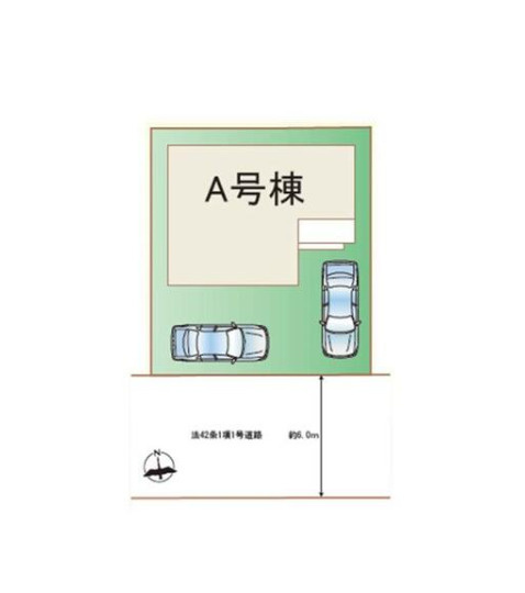 ハートフルタウン宇都宮市西川田東町306番　新築一戸建ての区画図