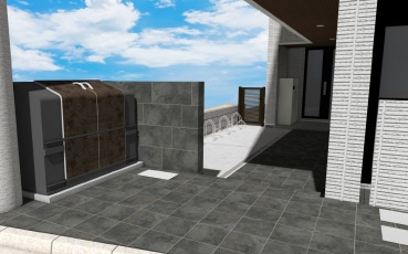 メゾン南洲のエントランス