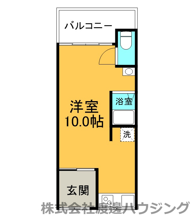 放出西2丁目テラスハウスの間取り