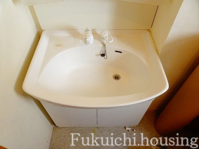 ソレーユの洗面所