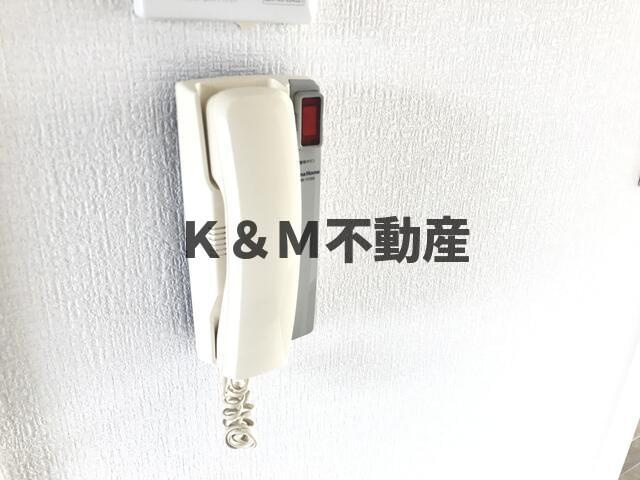 ラ・ポールつくしが丘のセキュリティ|インターホン付きです 