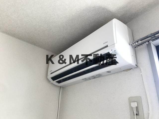 ラ・ポールつくしが丘の設備|エアコン付きです 