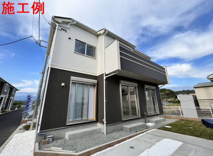 寒川町倉見新築戸建て　1号棟の外観|外観施工例